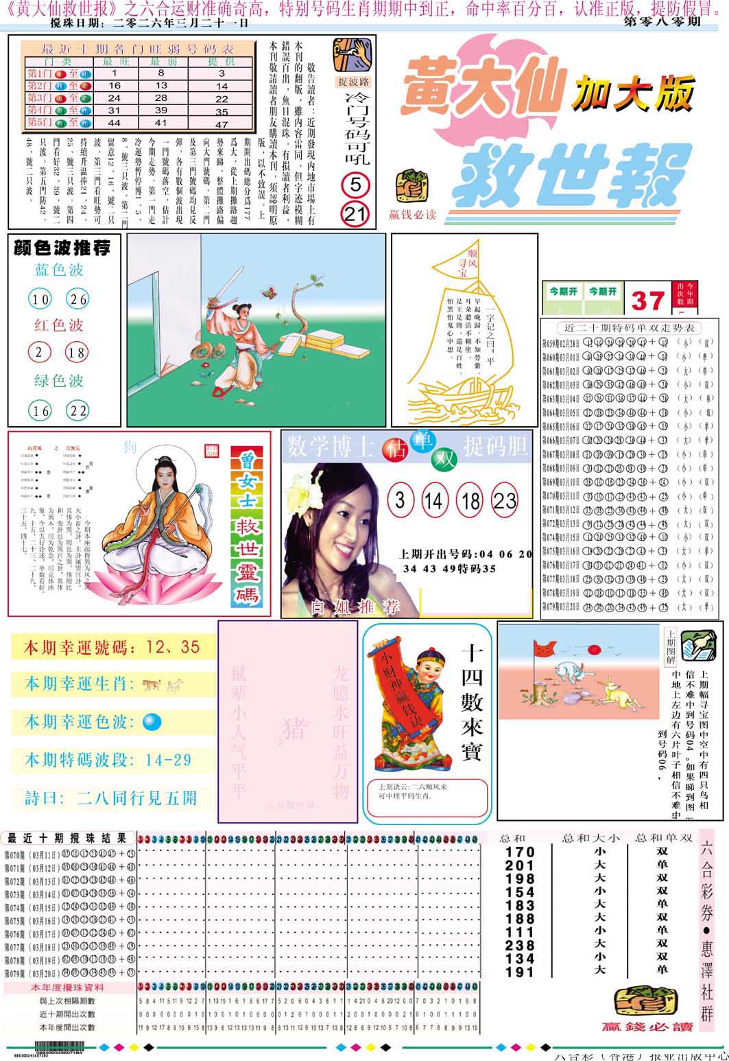 080期黄大仙救世A加大版[图]